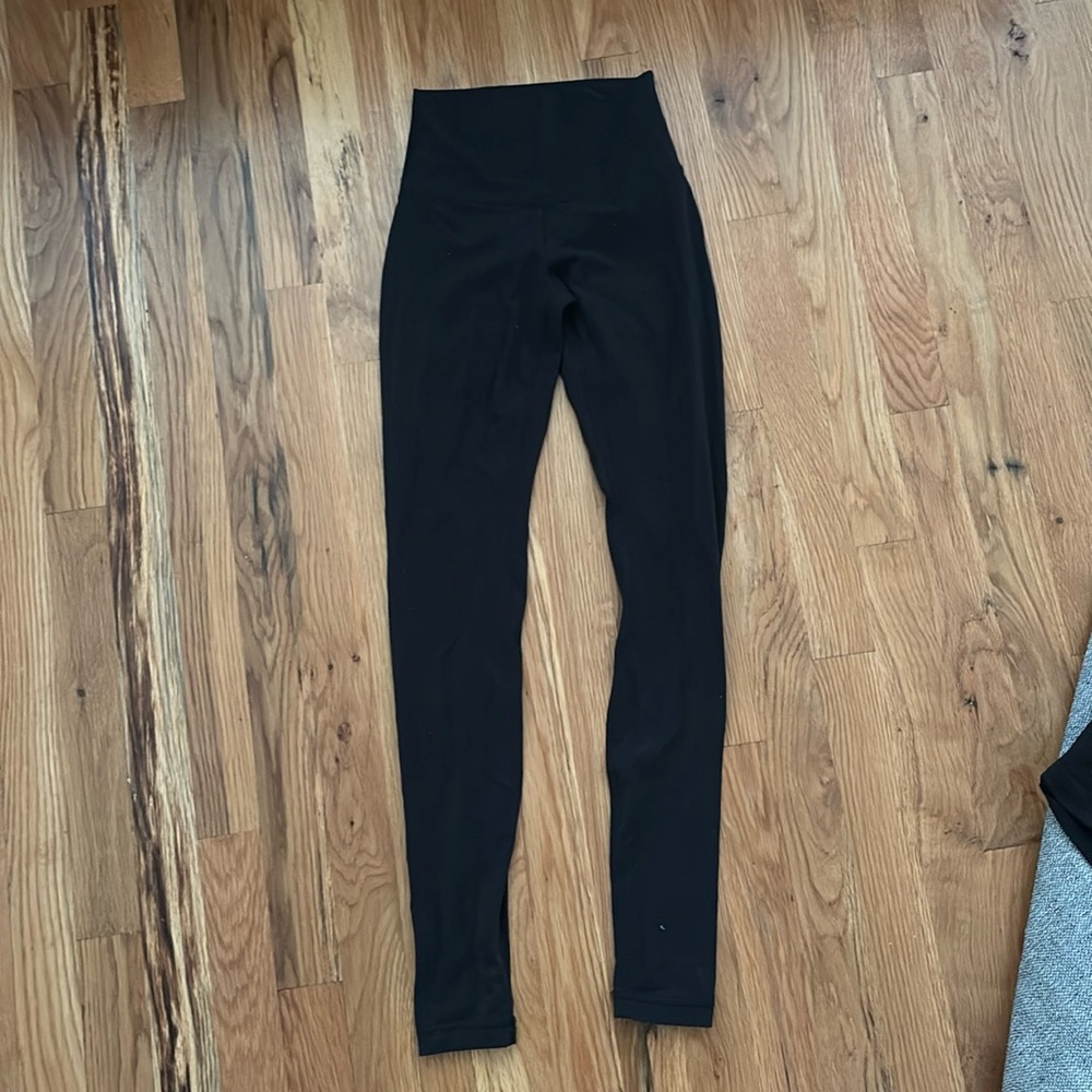 Lululemon black align leggings,size 4